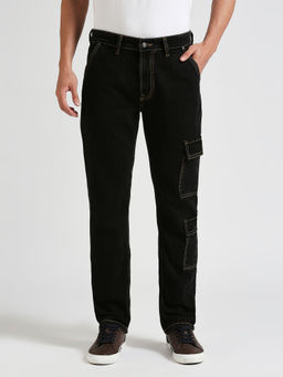 Pepe Jeans - Mid Waist Straight Fit Black Jeans