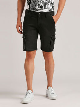 Pepe Jeans - Chinox Relaxed Fit Mid Waist Shorts Black