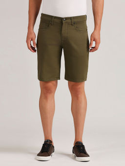 Pepe Jeans - Chinox Light Green Mid Rise Gymidigo Shorts
