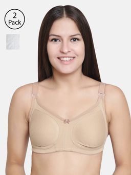Floret - Wirefree Non-padded Seamless Bra - Multi-Color