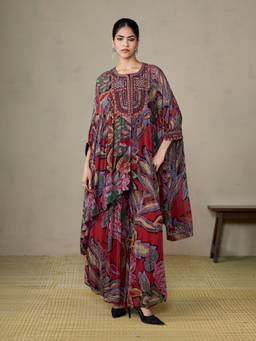 Ritu Kumar - Kyliee Multicolor Kurta With Palazzo And Camisole