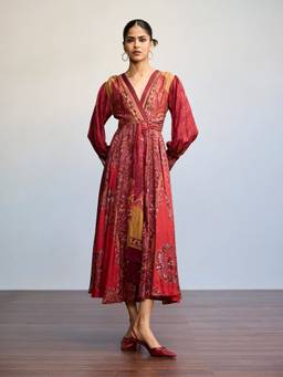 Ritu Kumar - Qala Maroon Dress