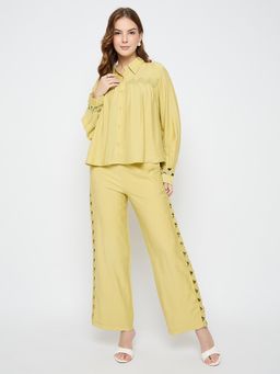 Madame - Green Lace Green Co-Ord Set