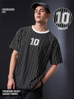 The Souled Store - Oversized T-Shirt: Pitch Men Oversized T-Shirts