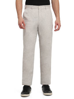 ColorPlus - Regular Fit Solid Medium Fawn Trouser