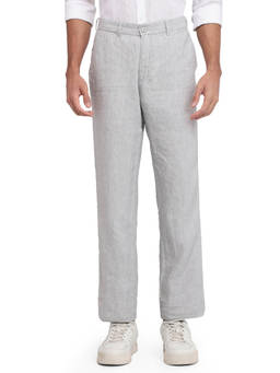 ColorPlus - Regular Fit Solid Medium Grey Trouser