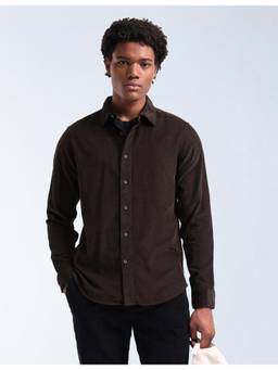 Flying Machine - Mens Regular Fit Corduroy Shirt