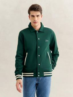 GANT - Men Green Regular Fit Solid Jacket