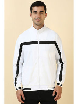 Allen Solly - White Bomber Jacket