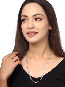 Yellow Chimes - Unisex Silver Pattern Neck Chain