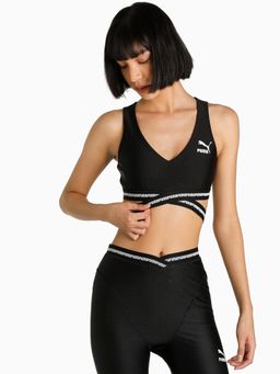 Puma - Dare To Womens Black Crop Top