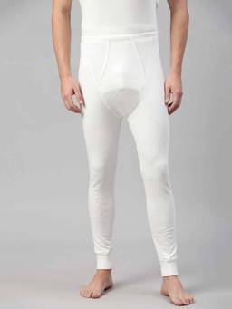 Van Heusen - Men Anti Bacterial & Snug Fit Ivory Thermal Bottom