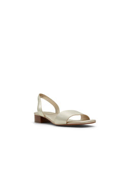 Aldo - DORENNA-IN741 Women Champagne Gold Block Sandal Heels