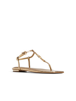 Aldo - LORENZA-IN711 Women Gold Flat Sandals