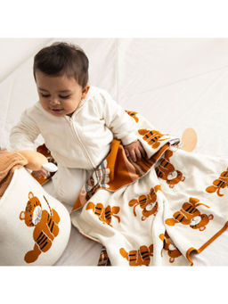 TIDY SLEEP - Unisex Brown Solid Blanket