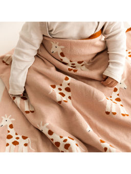 TIDY SLEEP - Unisex Peach Solid Blanket