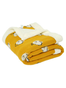 TIDY SLEEP - Unisex Yellow Solid Blanket