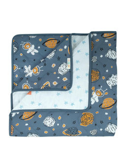TIDY SLEEP - Unisex Blue Solid Blanket