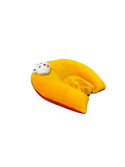 Chinmay Kids - Unisex Yellow Solid Pillow