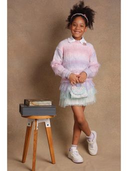 One Friday - Multi-Color Sequined Skirt