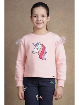 One Friday - Pink Embroidered Top