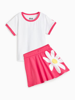 Plan B - Daisy Skater Skirt & T-Shirt (Set of 2)