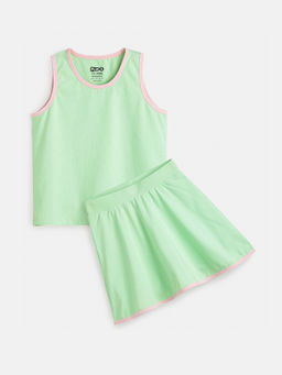 Plan B - Green Skater Skirt & Tank Top (Set of 2)