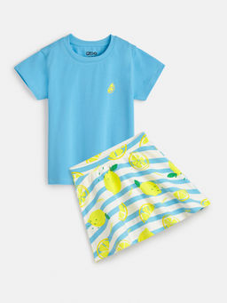 Plan B - Lemons Skater Skirt & T-Shirt (Set of 2)