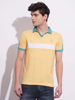 Being Human - Men Panna Cotta Polo Neck T-Shirt