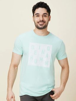 Being Human - Men Mint Green Crew Neck T-Shirt