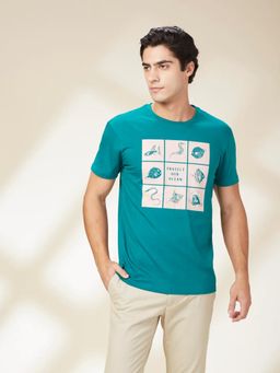 Being Human - Men Green Lake Crew Neck T-Shirt