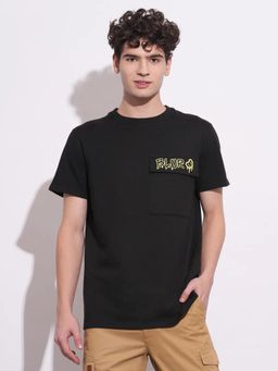 Being Human - Men Black Crew Neck T-Shirt