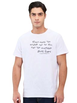 Being Human - Men Optic White Crew Neck T-Shirt