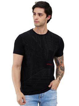 Being Human - Men Black Sulphur Crew Neck T-Shirt