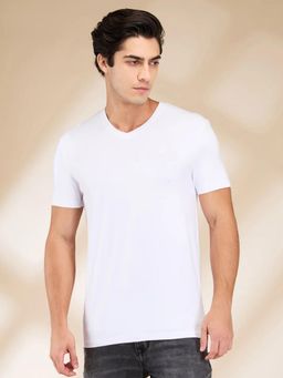 Being Human - Men White Crew Neck T-Shirt