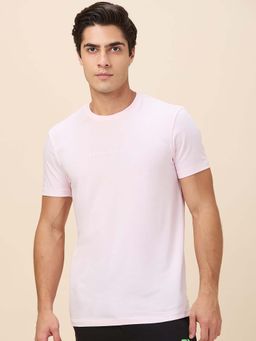 Being Human - Men Light Pink Crew Neck T-Shirt