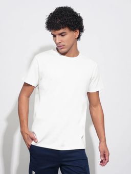 Being Human - Men White Crew Neck T-Shirt