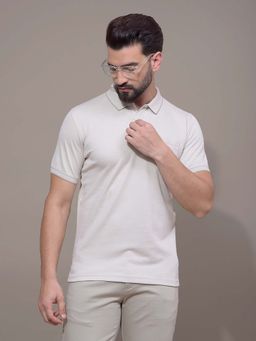 CRIMSOUNE CLUB - Men White Polo T-Shirt