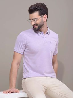 CRIMSOUNE CLUB - Men Purple Polo T-Shirt