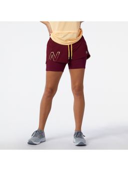 New Balance - Women's Maroon Shorts