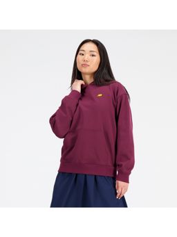 New Balance - Women's Burgundy Hoodie