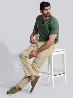 Neeman's - Canvas Wanderers Boat Shoes Khaki