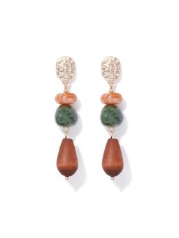 Forever New - Marlowe Texture and Stone Earrings