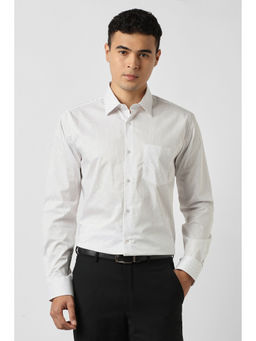 Van Heusen - White Polka Dots Shirt