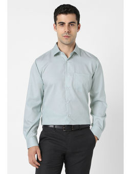 Van Heusen - Blue Textured Shirt