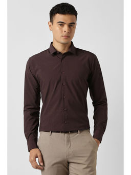 Van Heusen - Brown Textured Shirt