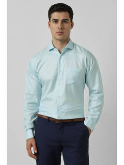 Van Heusen - Blue Textured Shirt