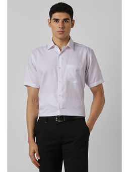 Van Heusen - Lilac Checks Shirt