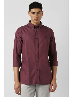 Van Heusen - Mauve Solid Shirt