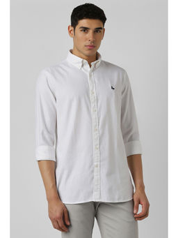 Van Heusen - White Solid Shirt